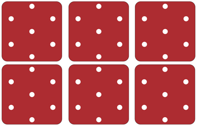 Coasters set of Six